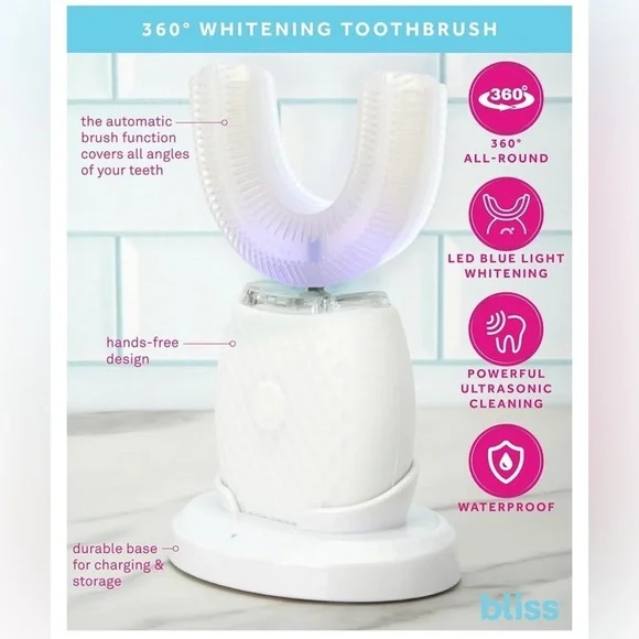 Bliss 360 uUltrasonic Whitening Toothbrush New - Picture 3 of 5